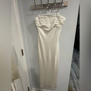 Abercrombie & Fitch Strapless White Dress
